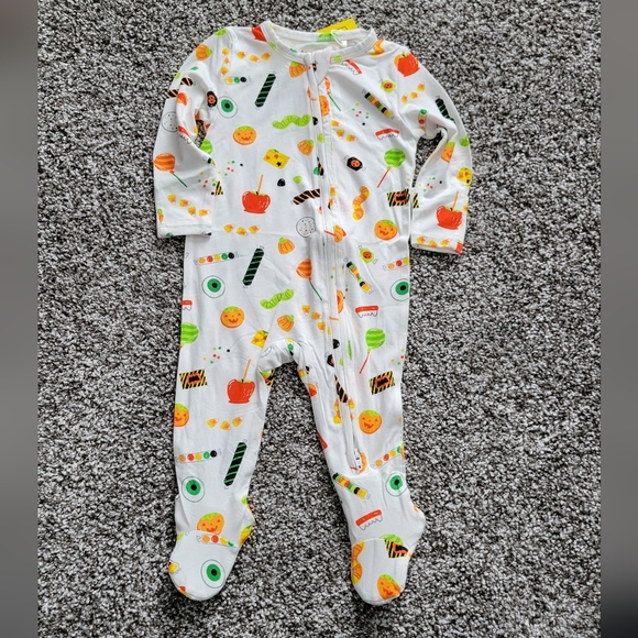 Angel Dear Other - NWT - Angel Dear Halloween Candy, bamboo footie, 3-6 month